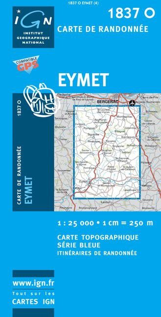 Carte 1837O Eymet (GPS)