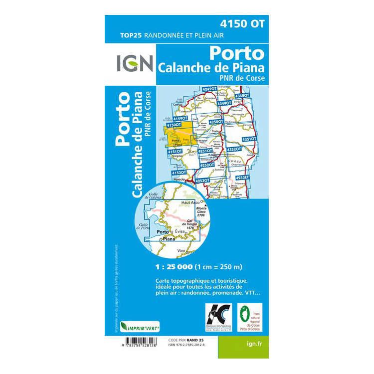 Carte 4150OT Porto/Calanche De Piana