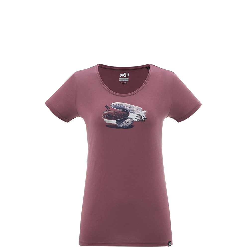 Tee Shirt à manches courtes Stone Harmony - Rose Brown