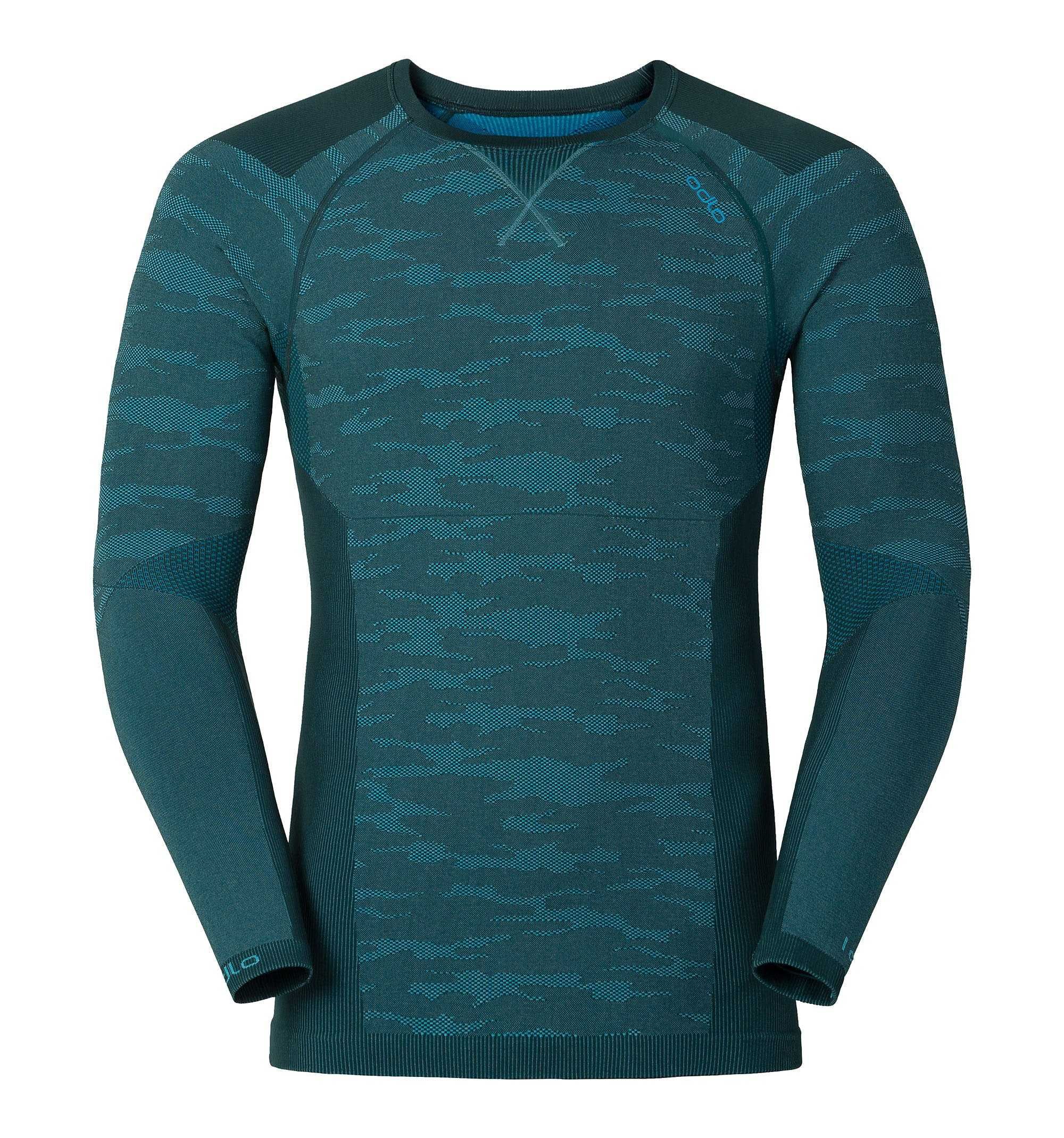 T-Shirt ML Evolution Warm - Ponderosa Pine Melange Blue Jewel