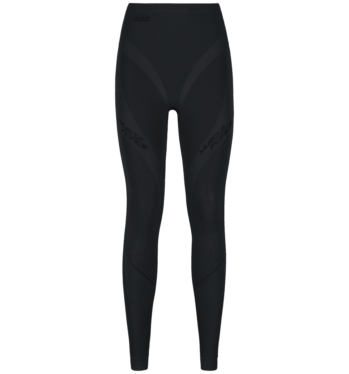 Collant Femme Evolution Warm Mucle Force - Black Odlo Graphite Grey