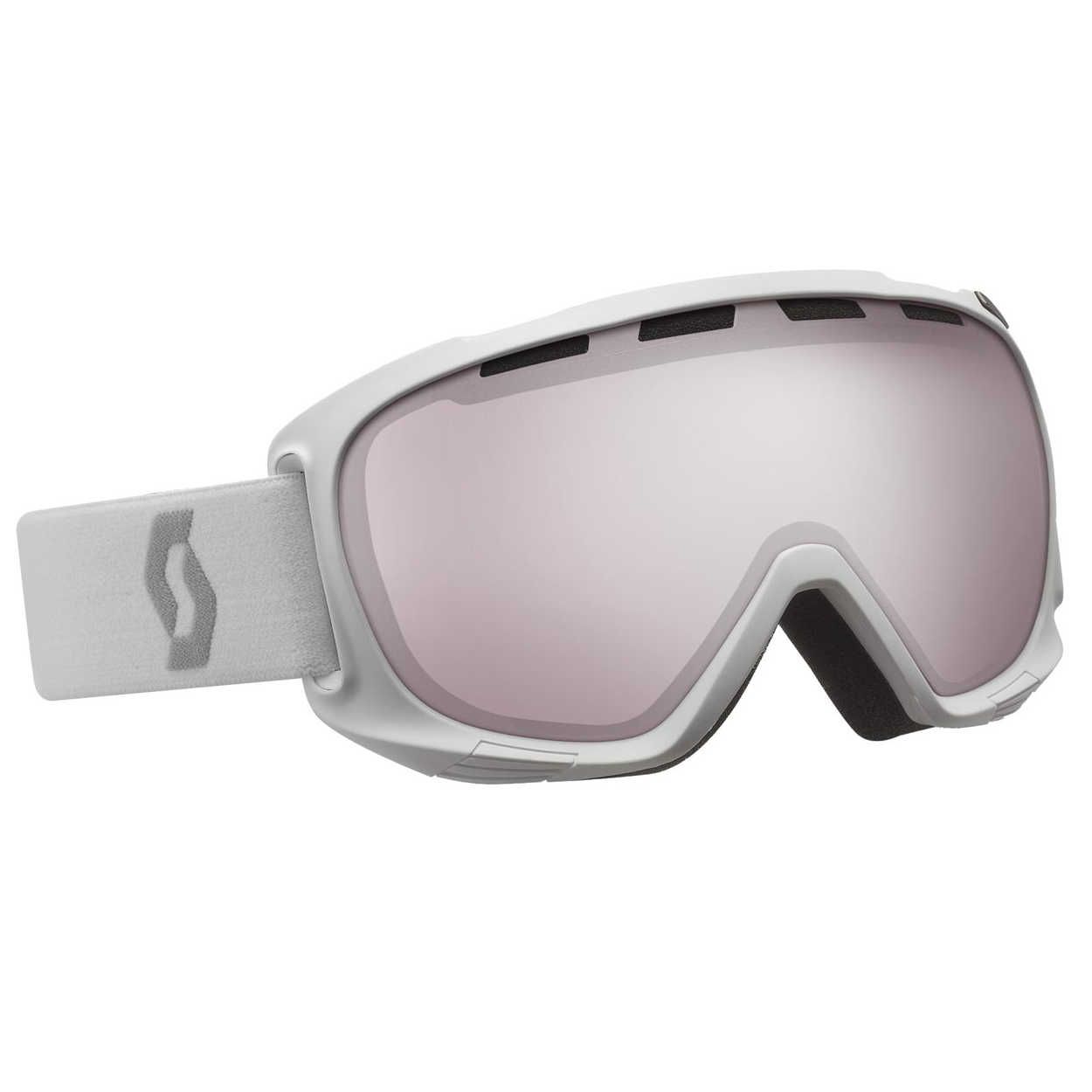 Masque De Ski Fix Std - White Silver Chrome