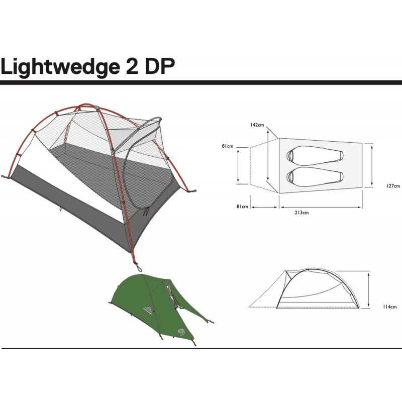 Tentes Randonnee Tente Lightwedge 2 Dp