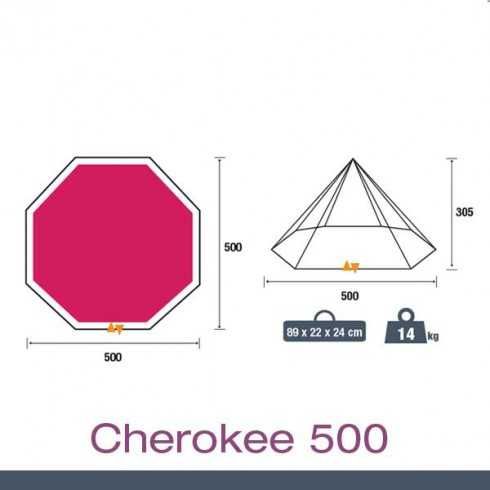 Tente tipi Cherokee 500 de Trigano