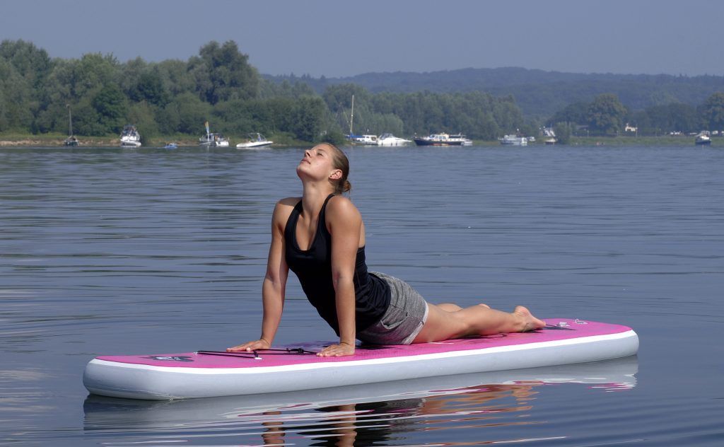 stand up paddle yoga flow