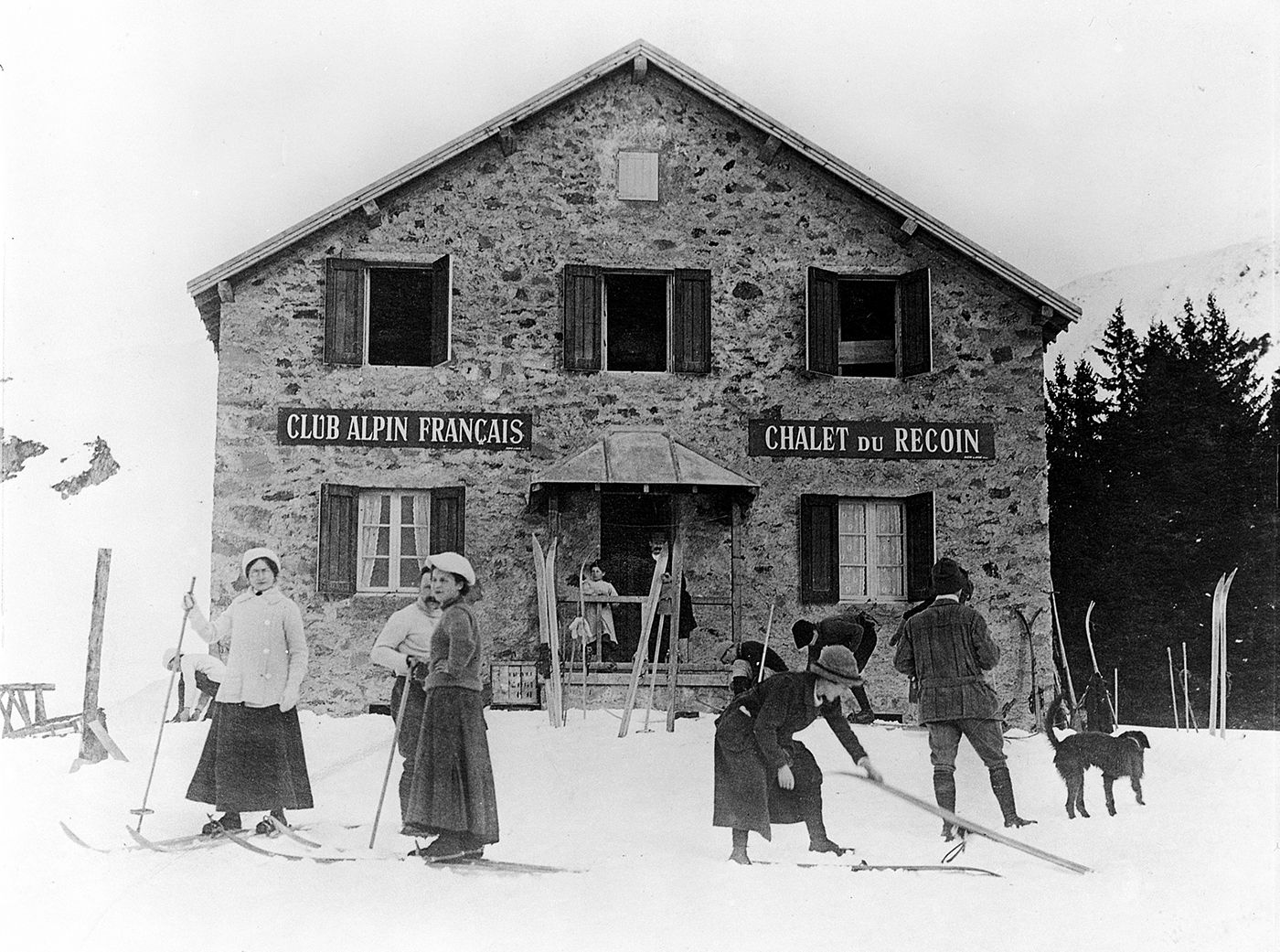 Chalet Club Alpin de France - Chalet du Recoin - Chamrousse - Histoire du Ski