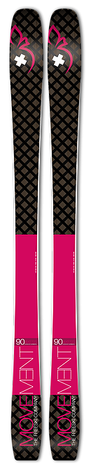 Skis de randonnée AXESS 90 W Noir / Rose 