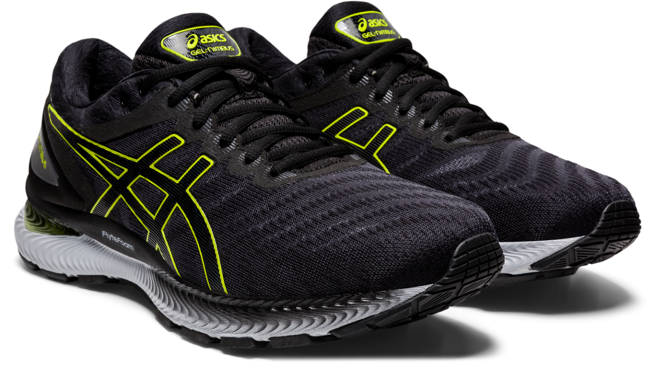 Chaussures de running Gel-Nimbus 22 - Carrier grey/Lime zest