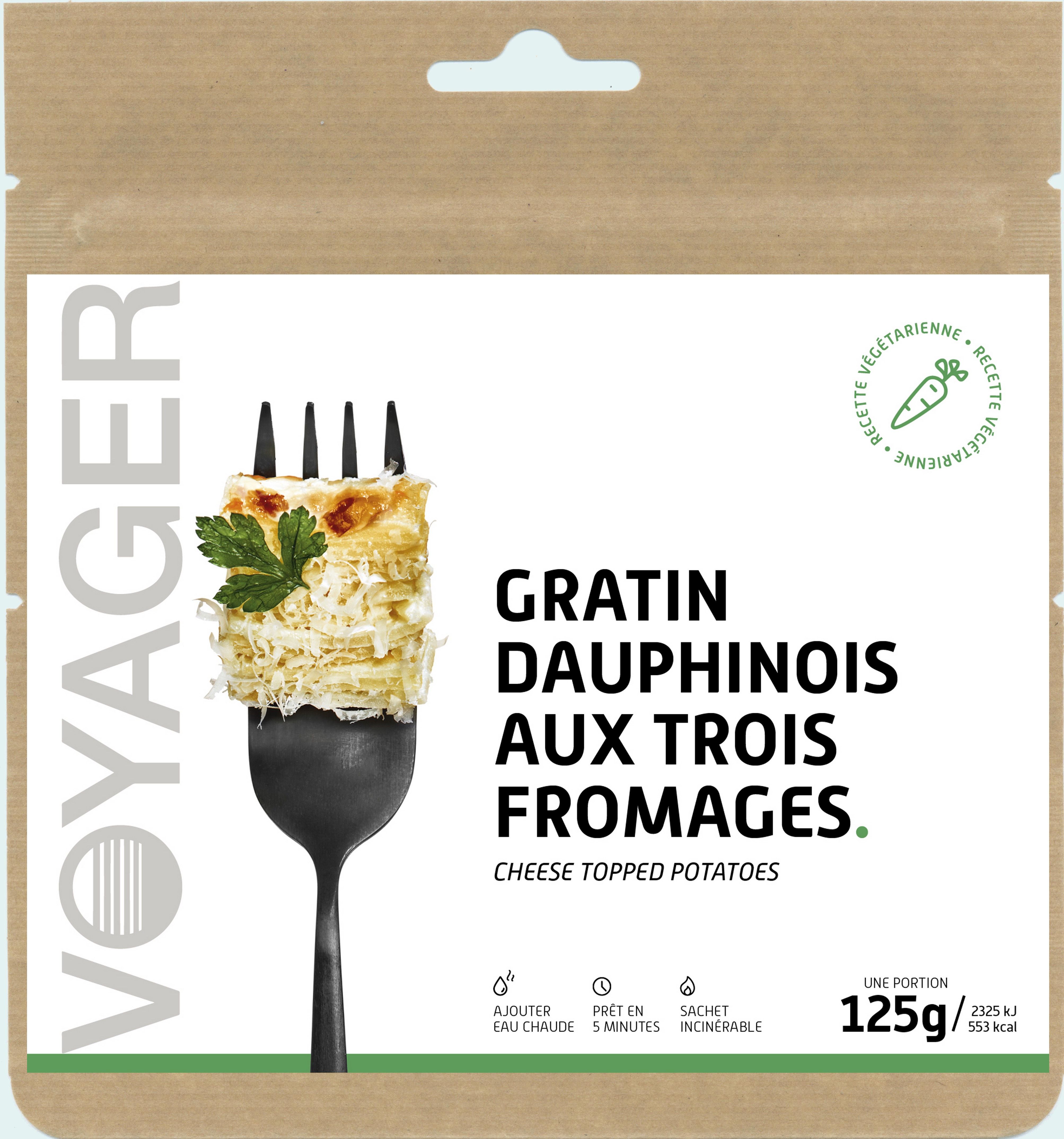 Gratin Dauphinois aux 3 fromages 125g