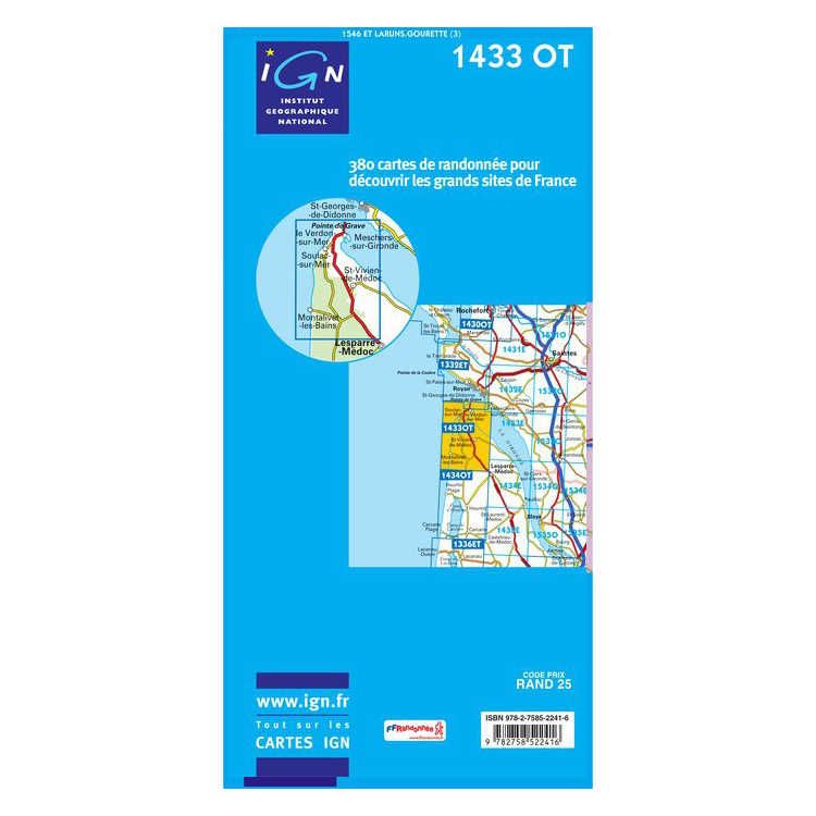 Carte 1433OT Soulac-Sur-Mer/Montalivet/Pointe De Grave