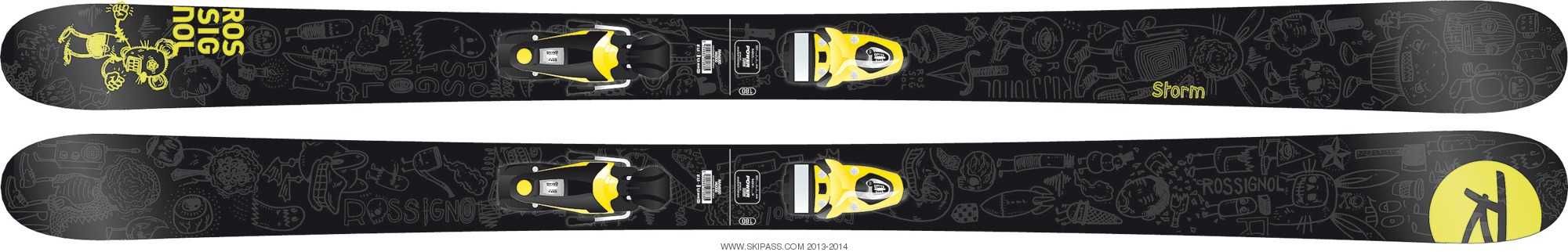 Pack Ski Storm+ Fixation Squire - Taille 160 cms