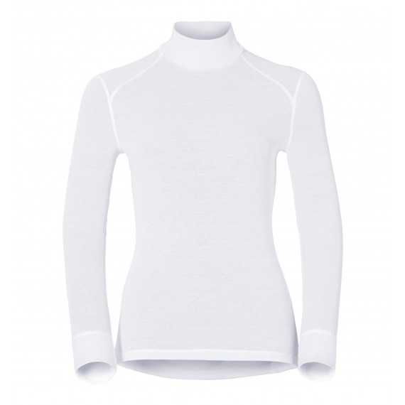 T-Shirt Femme ML Warm col roulé - Blanc