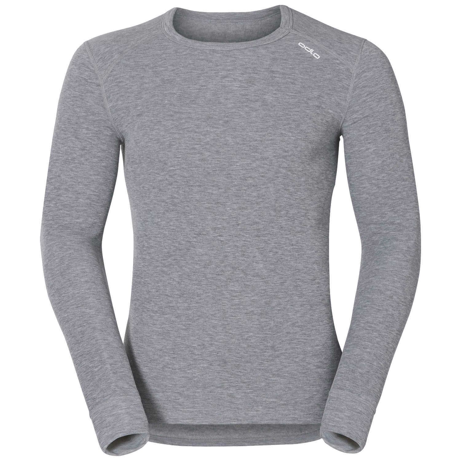 T-Shirt Homme Manches Longues Warm col ras de cou - Grey Melange