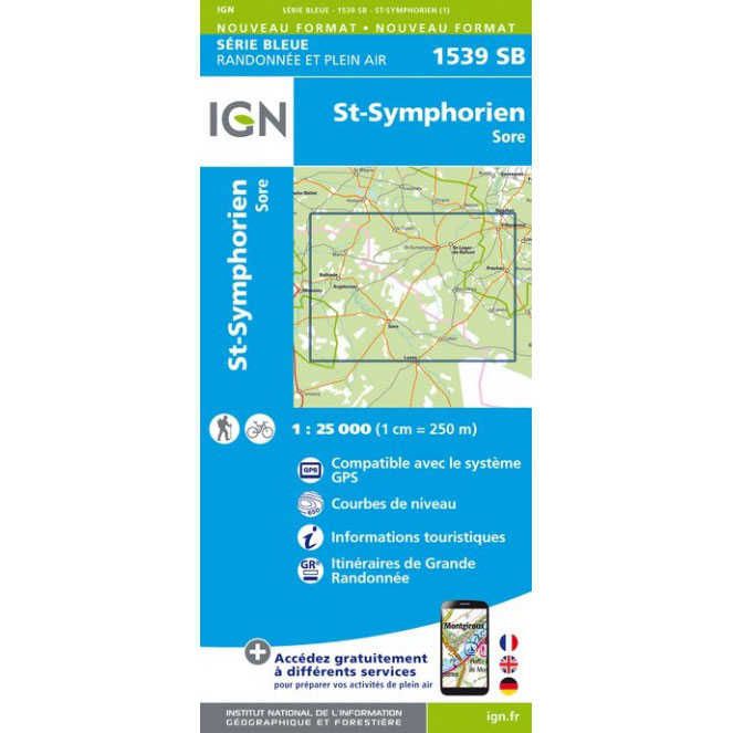 Carte 1539SB Saint-Symphorien - Sore