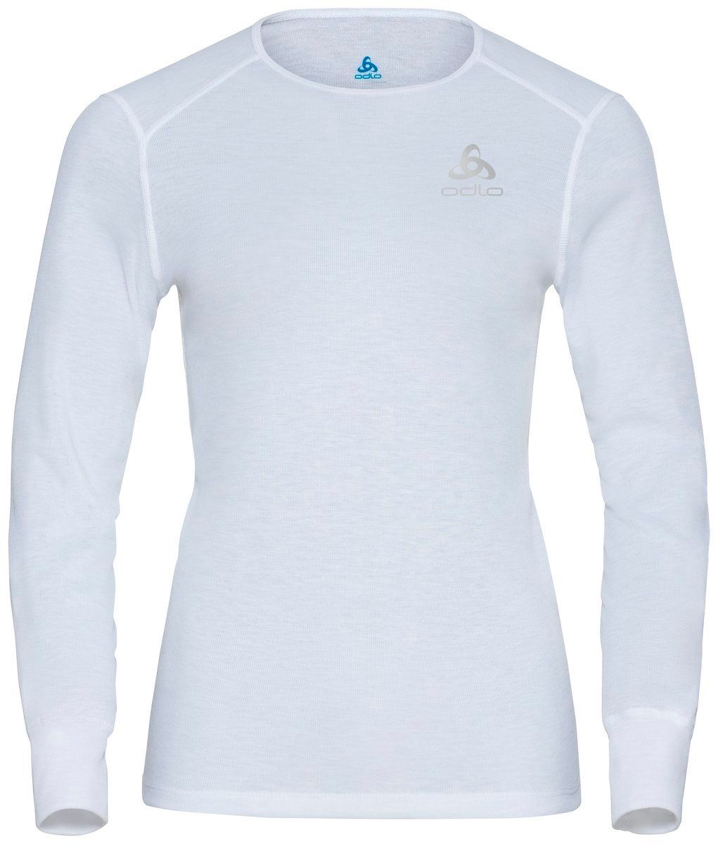 Tee Shirt à manches longues col rond - Active Warm - White