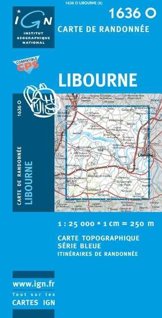 Carte 1636O Libourne 