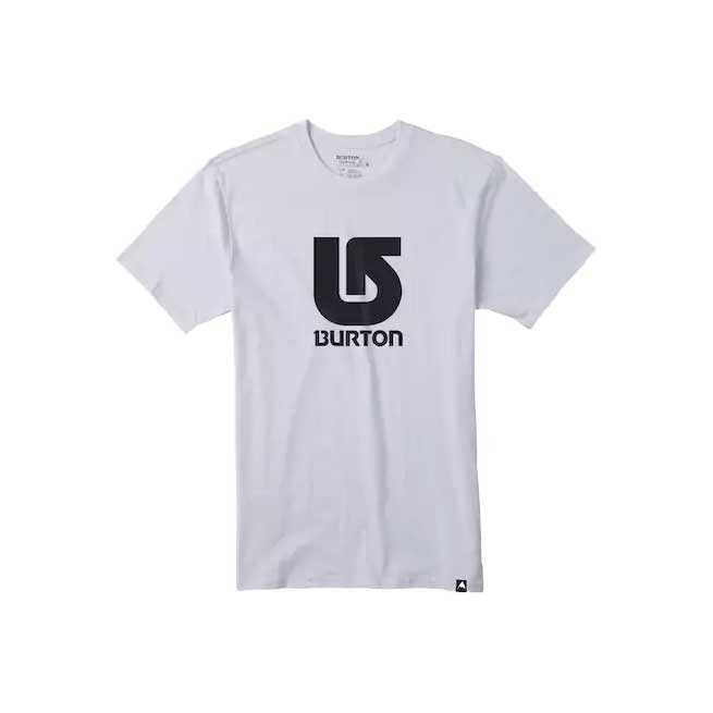 T-shirt Slim Fit à manches courtes et logo vertical - Stout White