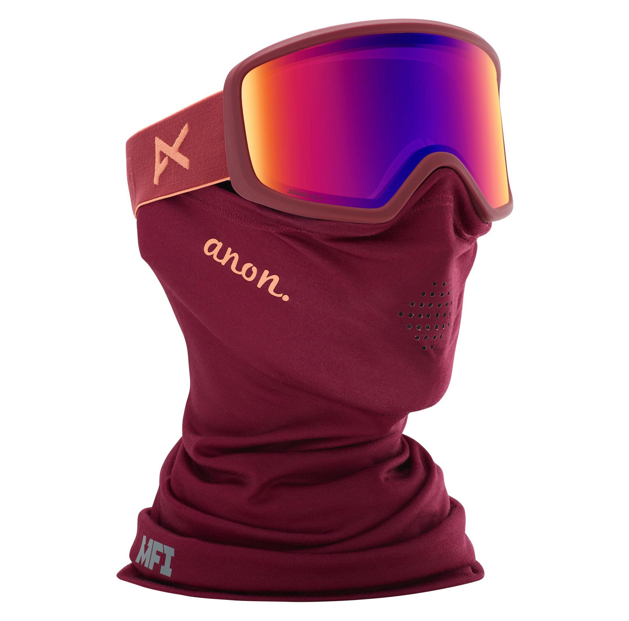 Masque de Ski Deringer MFI - Ruby - Sonar Infrared Blue - Amber