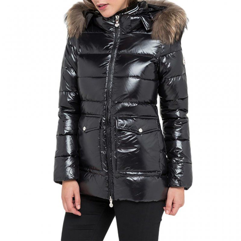Doudoune Authentic Jacket Shiny Fur - Black