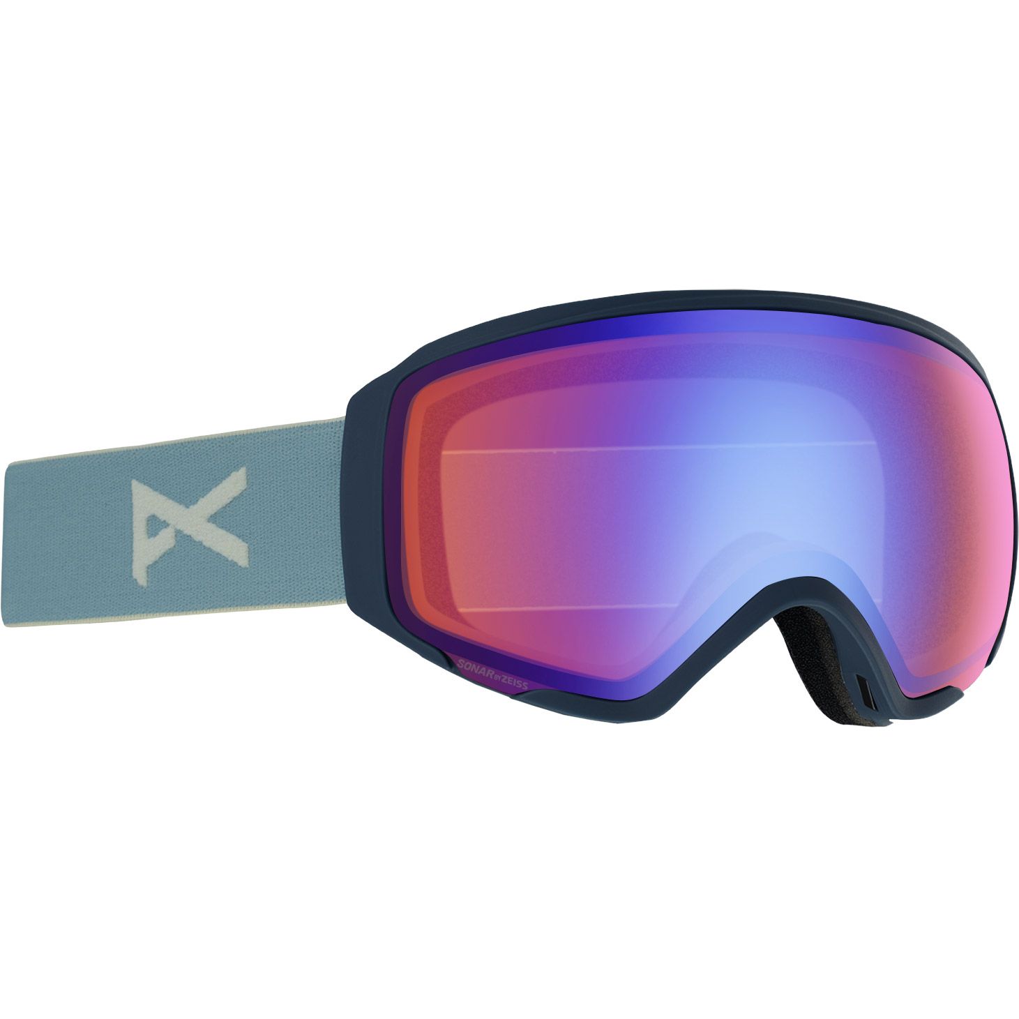 Masque de Ski WM1 MFI Slate - Sonar Blue + Sonar Silver