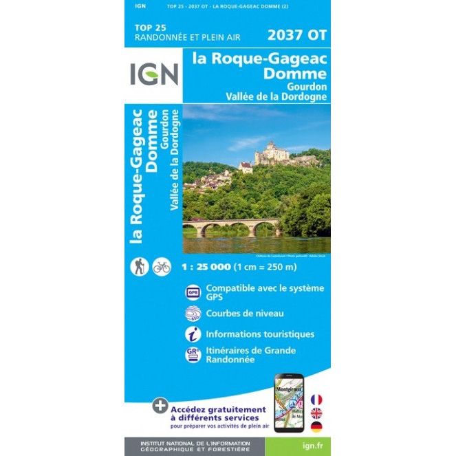Carte 2037 OT - La Roque-Gageac / Domme