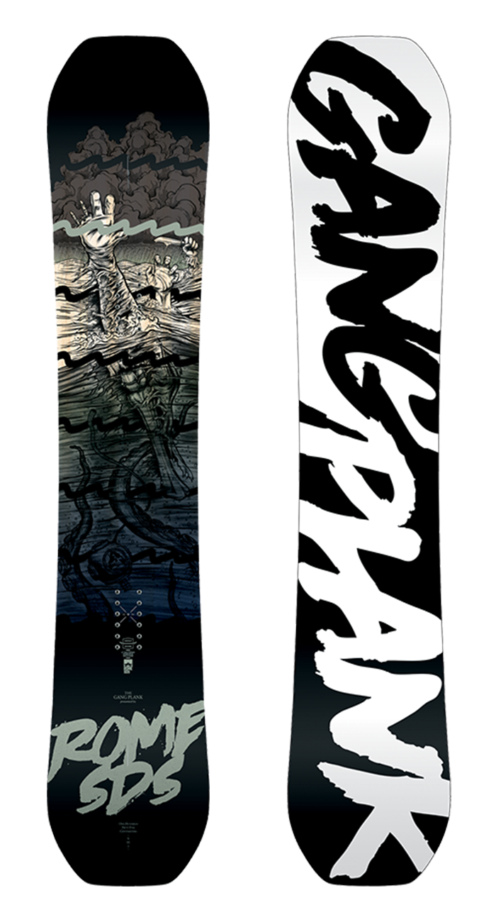 Pack Planche de snowboard gang plank 2020 + Fixations