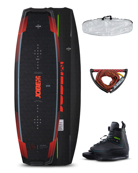 Pack wakeboard logo 138 cm + chausses unit - Jobe