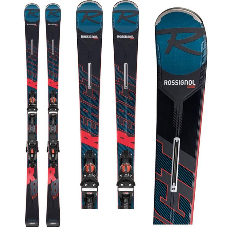 Rossignol Pack Skis React 8 Ti 2020 + Fixations SPX12 Konect Sports Aventure