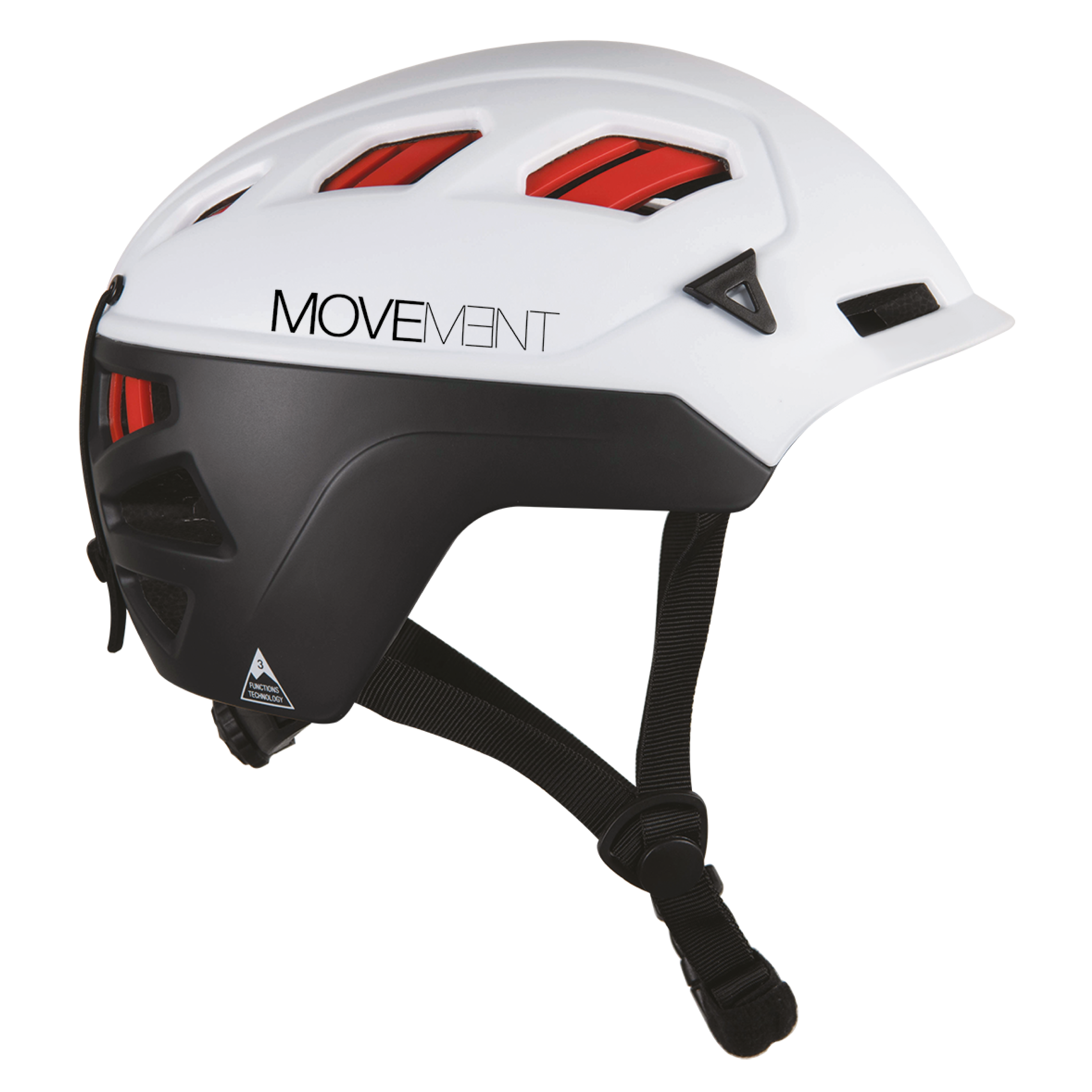 Casque de Ski de Randonnée 3 Tech Alpi Helmet - Charcoal White Red