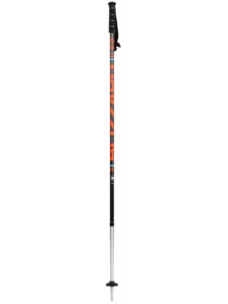 Bâtons de ski Carbon Pole - Black Orange