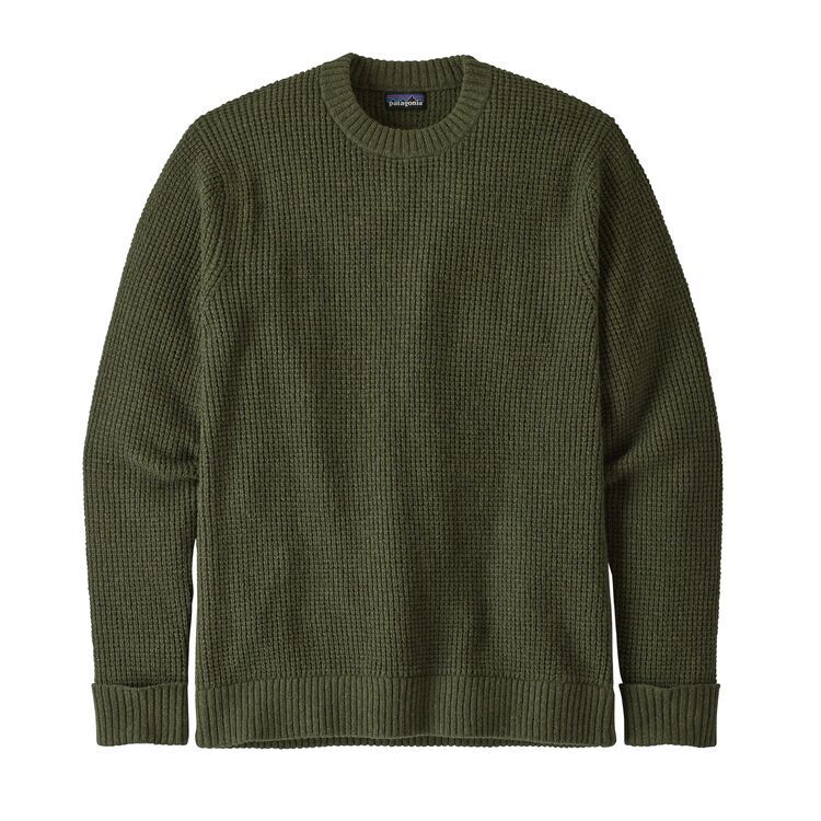 Pull M's Recycled Wool Sweater - Alder Green