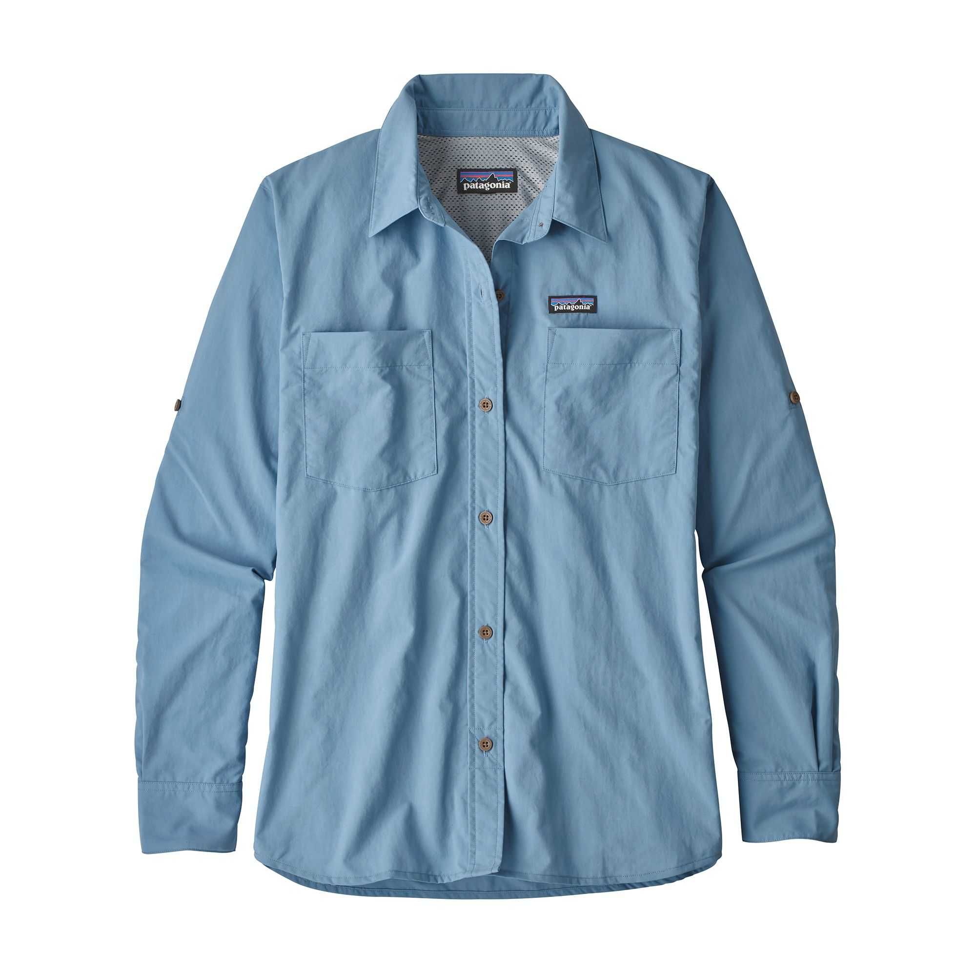 Chemise De Randonnée Manches Longues Anchor Bay Shirt - Railroad Blue
