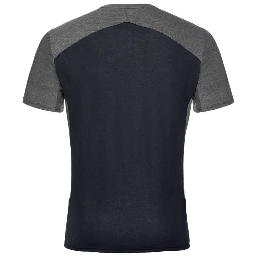 Tee Shirt Manches Courtes Nikko Active - Black Silver