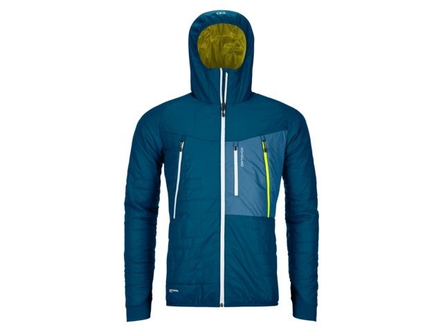 Veste de ski de randonnée Swisswool Piz Boè Jacket - Petrol Blue