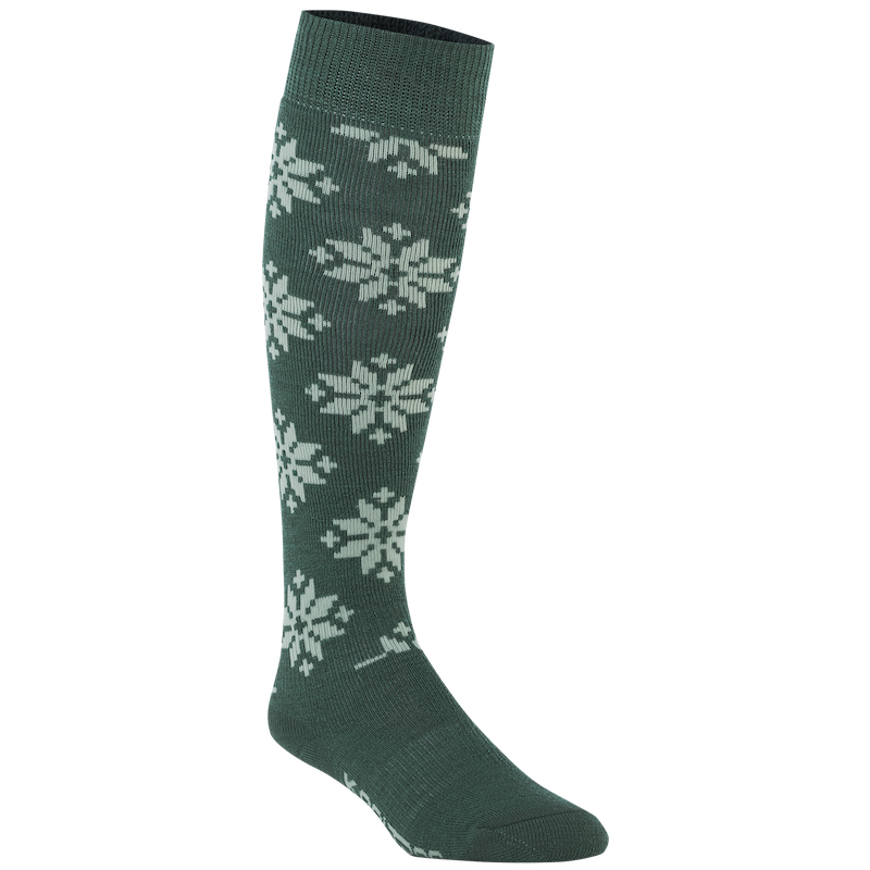 Chaussettes de Ski Rose Wool Ski Socks - Mur Green