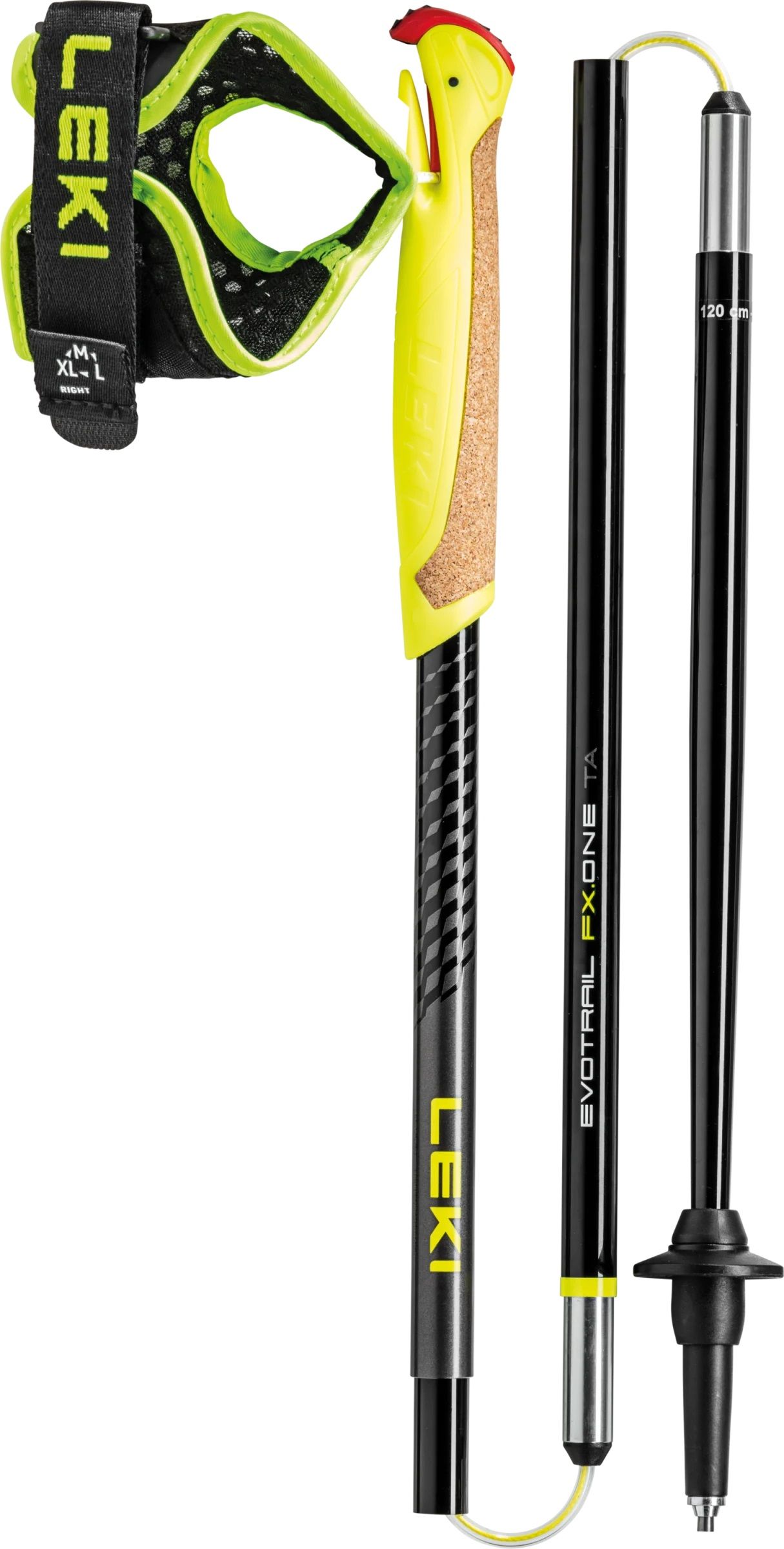Bâtons de Trail Evotrail FX.One TA - Black - Neon Yellow - Dark Anthracite