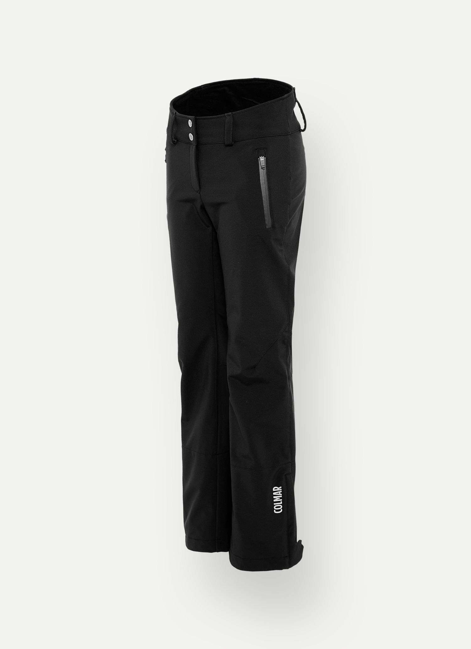 Pantalon de ski softshell avec guêtres - noir
