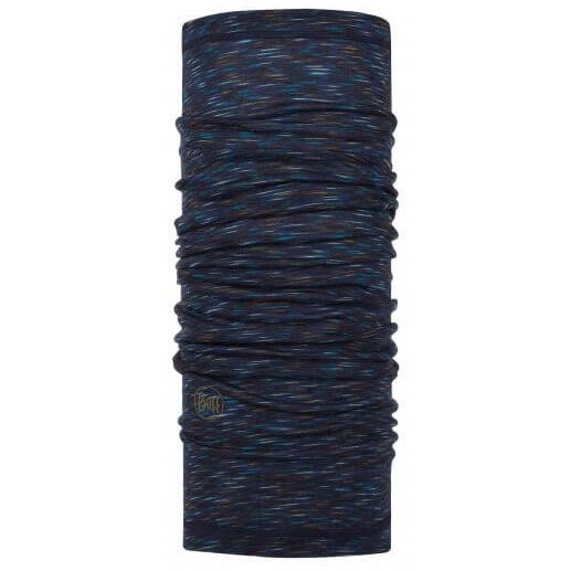 Tour de cou laine mérinos Lightweight Multi Stripes - Denim