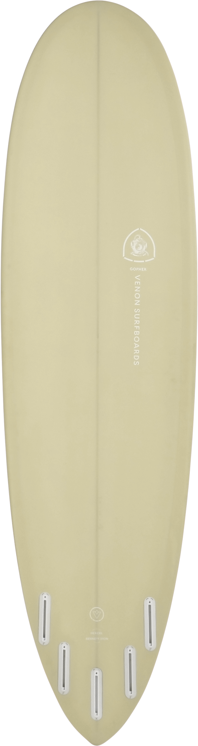 Planche de surf 6'8" Gopher - Cream