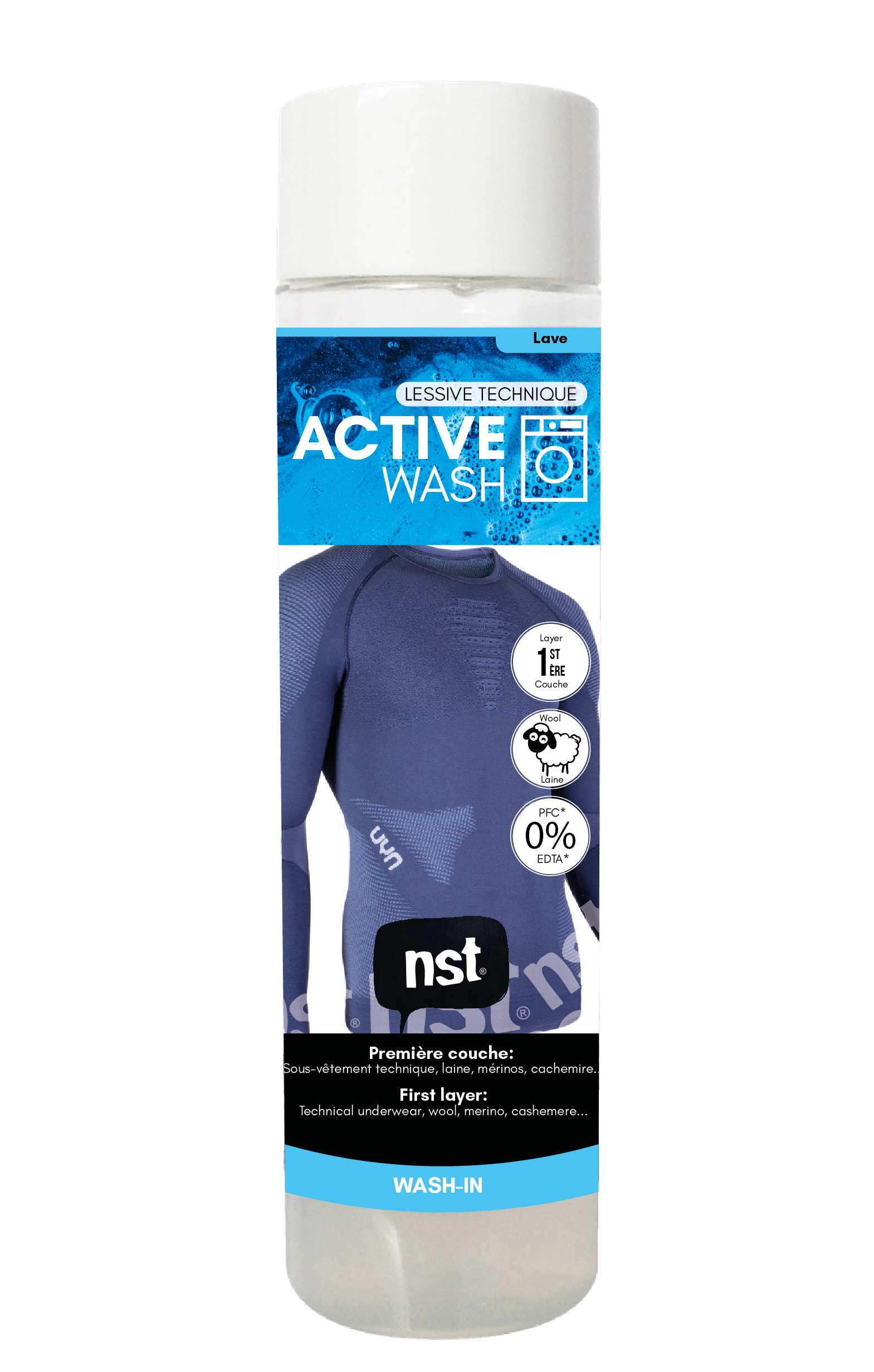 Lessive Active Wash 250 ml NST