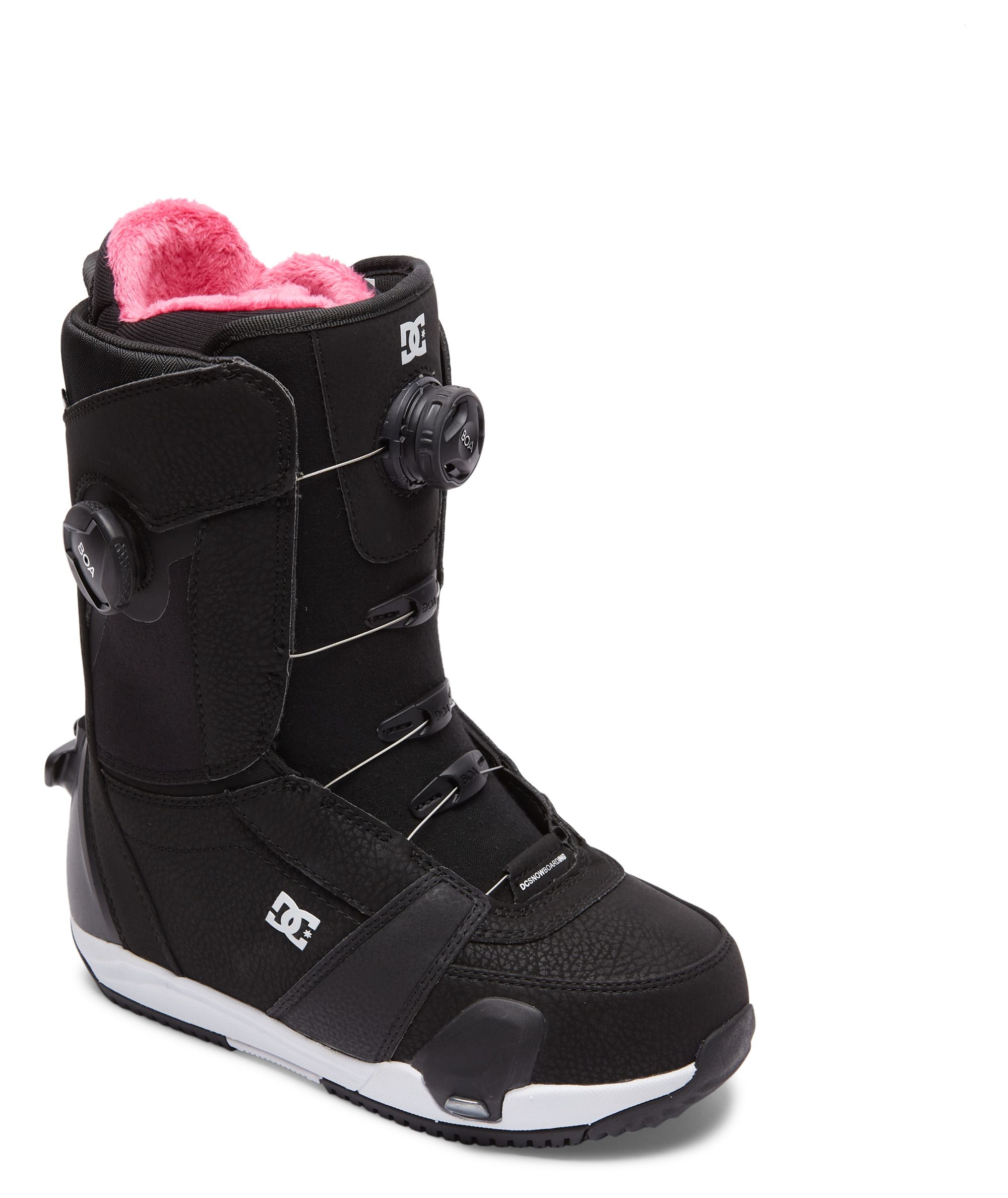 Boots de snowboard Lotus Step On - Black / White / Black