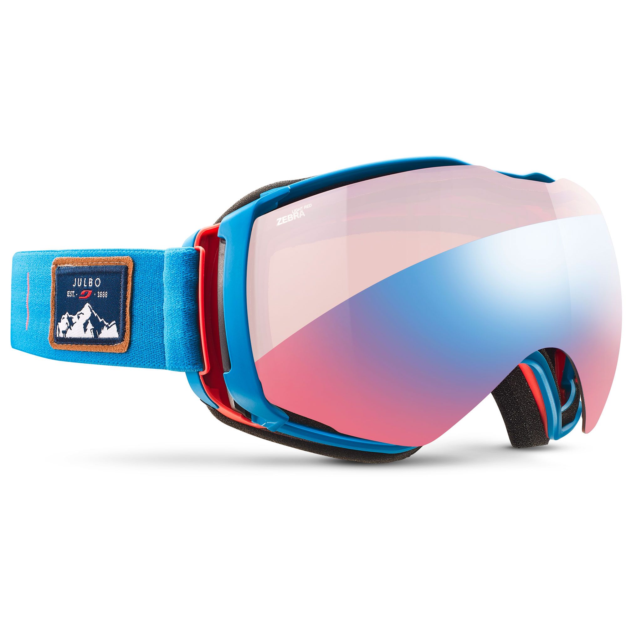 Masque de Ski Aerospace - Bleu - Zebra Light Red Flash Bleu