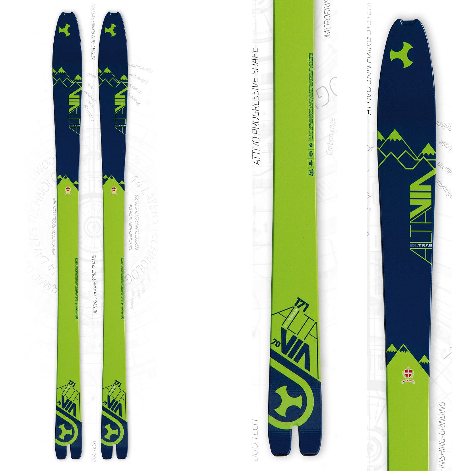 Pack Ski de Randonnée AltaVia 70 + Fixations