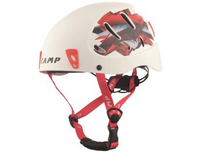 Casque d'escalade Armour Large - White With Red