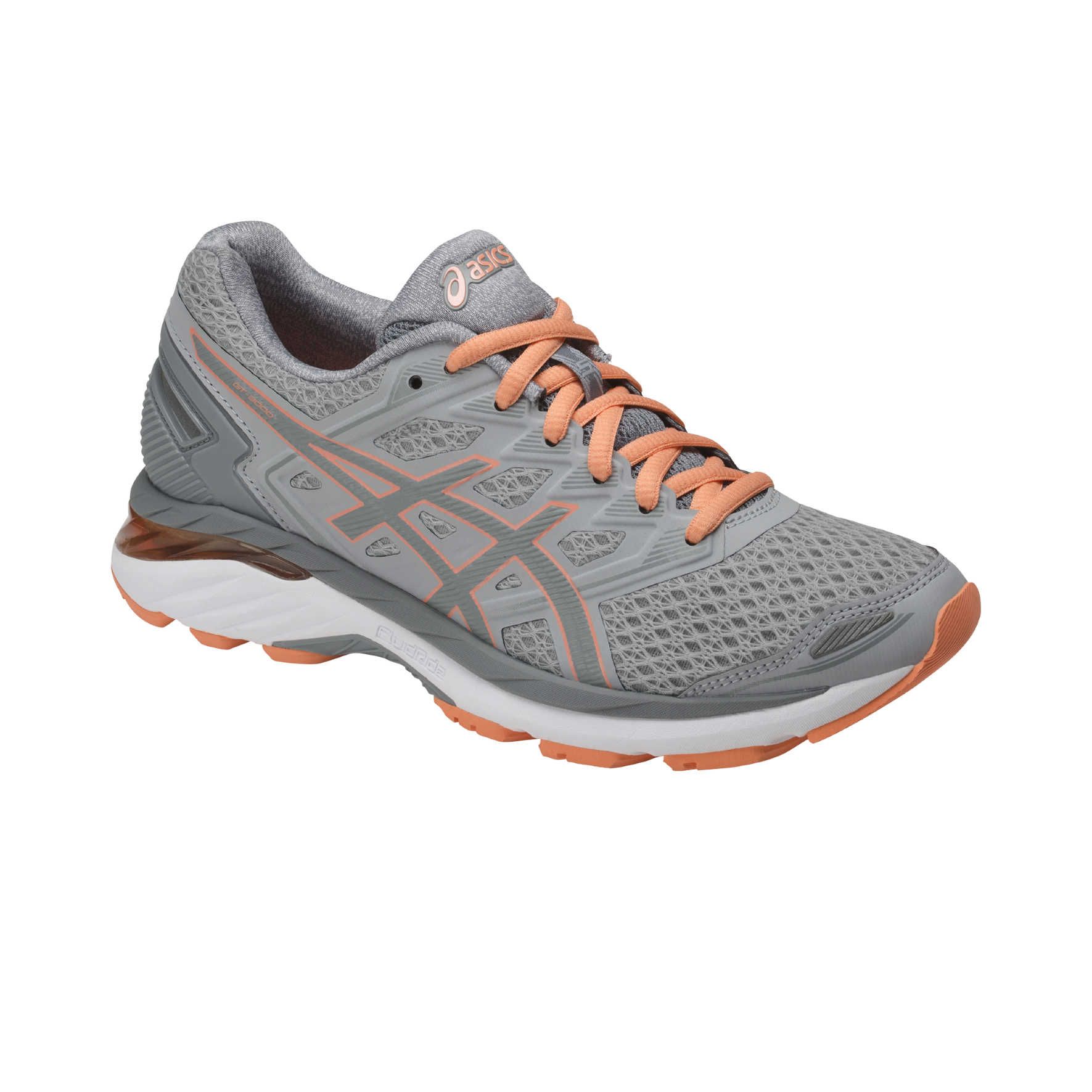 Chaussures Running Femmes Asics GT3000 5 - Mid Grey/Stone Grey/Canteloupe
