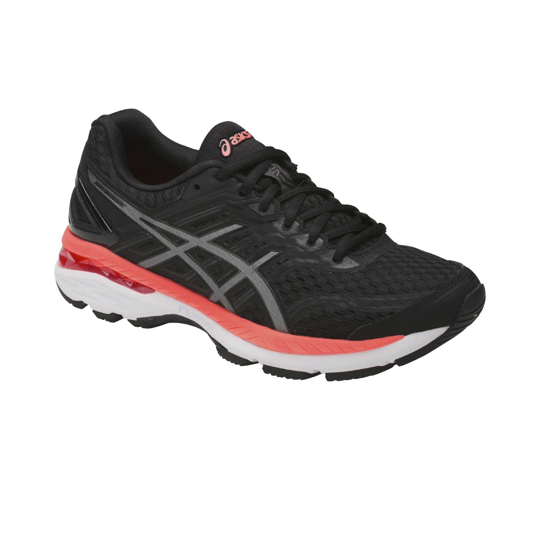 Chaussure running Femme GT-2000 5 - Black/Carbon/Flash Coral
