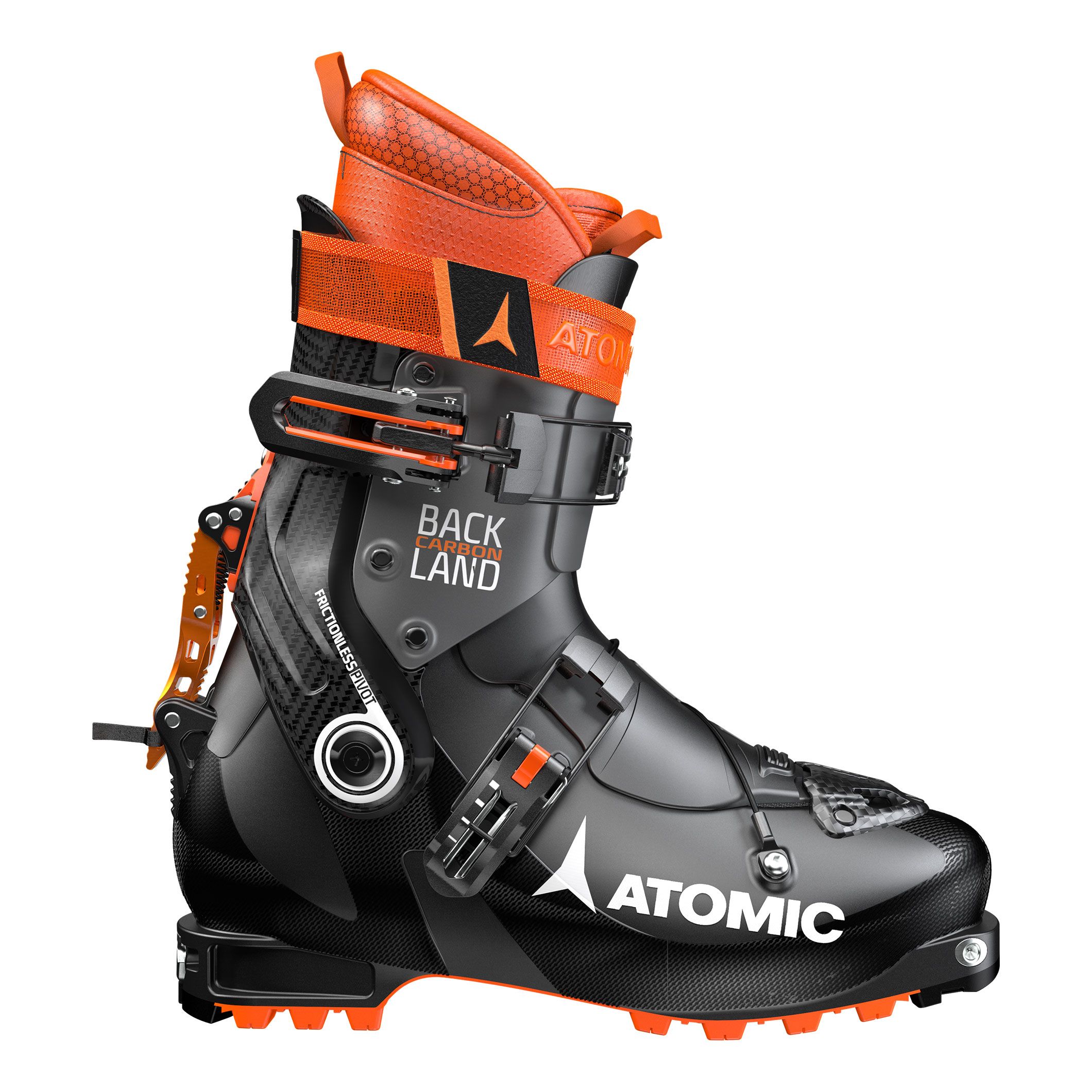 Chaussures ski rando Backland Carbon - Black Anthracite Orange