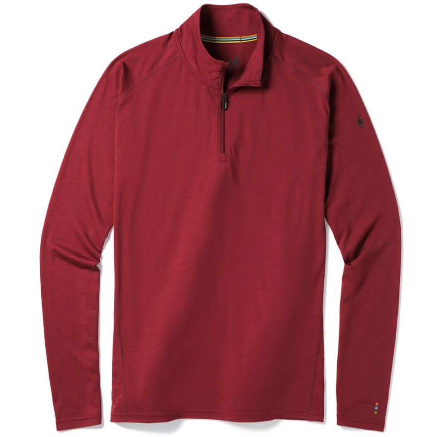 Tee-Shirt Merino 150 BaseLayer 1/4 Zip - Tibetan Red