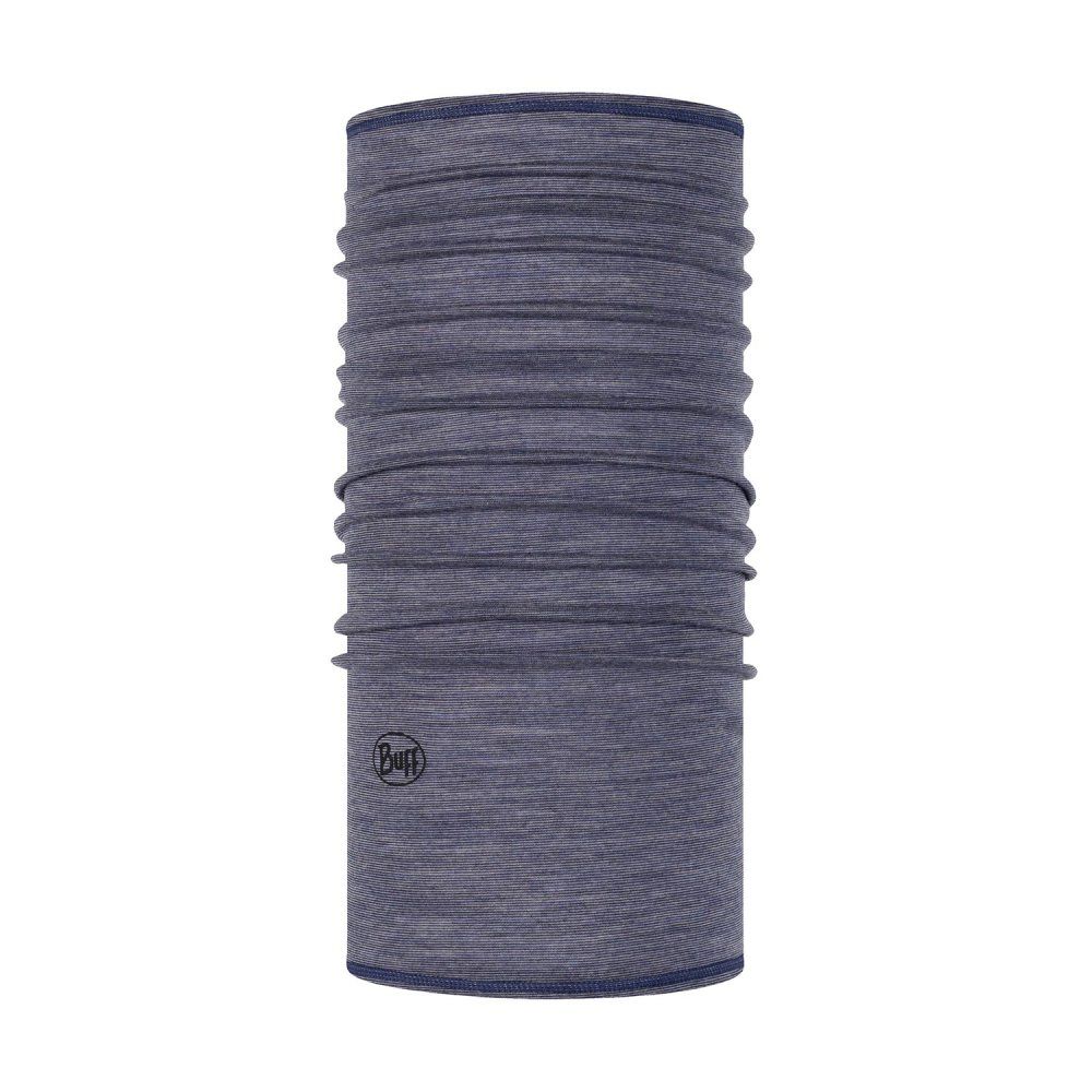 Cache-cou Lightweight Merino Wool - Light Denim Multi Stripes