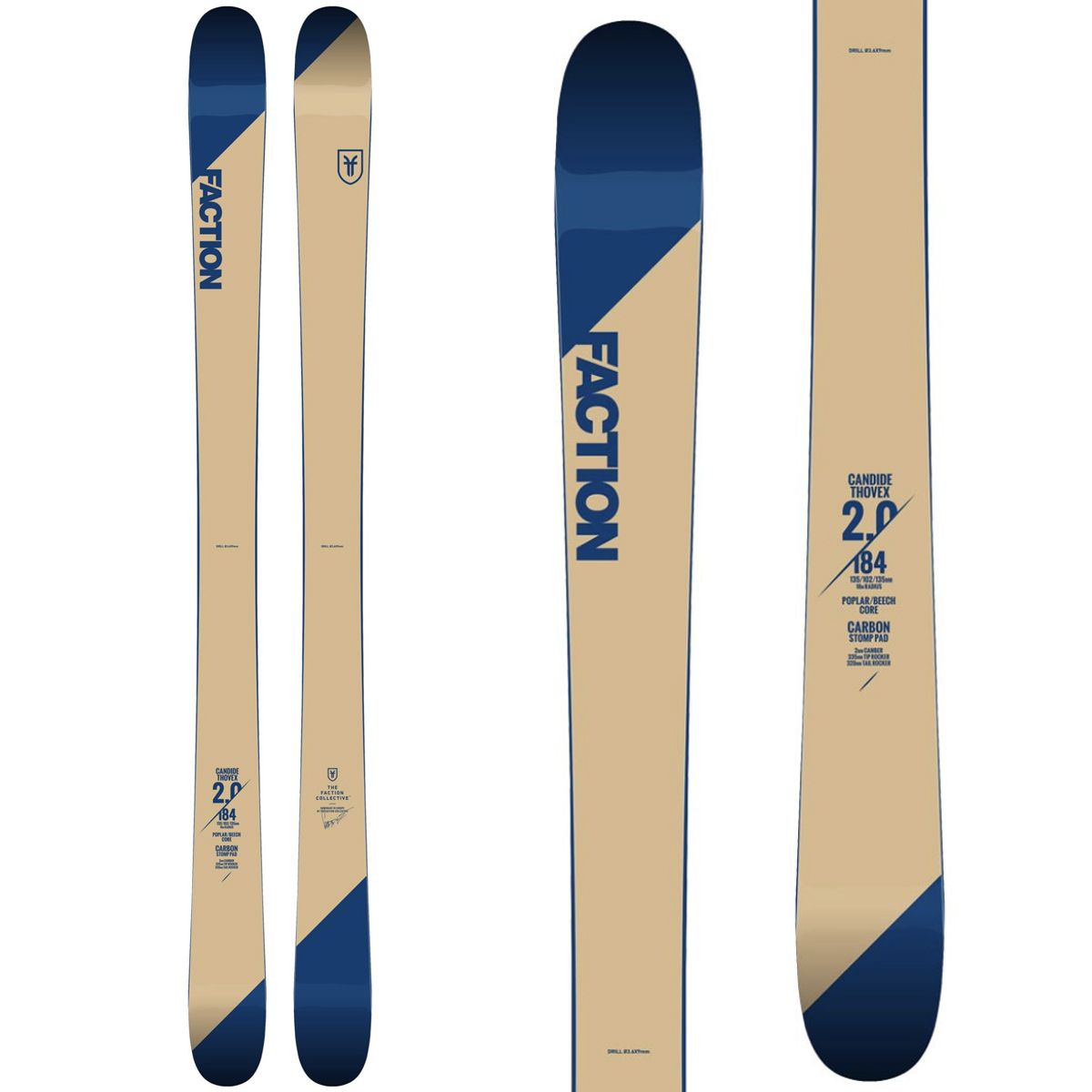 Pack Skis Candide 2.0 2019 + Fixations